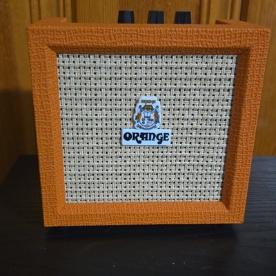 Orange Crush Mini 3W Solid State 1-Channel Combo Amp for Practice Electric