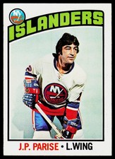 J.P. Parise, 1976-77 Topps, #182, New York Islanders,