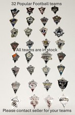 Sale Good quality various style of triangle shape charms NFL 32 football teams