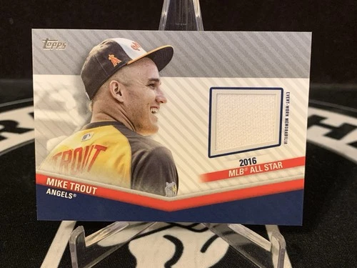 2020 Topps Update Mike Trout All Star Stitches Patch Card #ASSC-TRO LA Angels