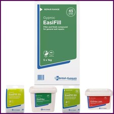 Gyproc Easi-Fill 60 45 20 Filler Plaster Ready Mixed Multi-Purpose EasiFil 10KG