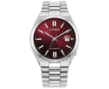 Citizen Men's Tsuyosa Automatic Burgundy Dial Watch - NJ0150-56W NEW