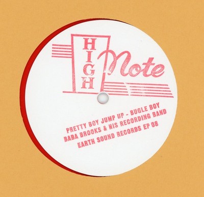 The Baba Brooks Band - Pretty Boy Jump Up / Bugle Boy  (10'', S/Sided, Red)