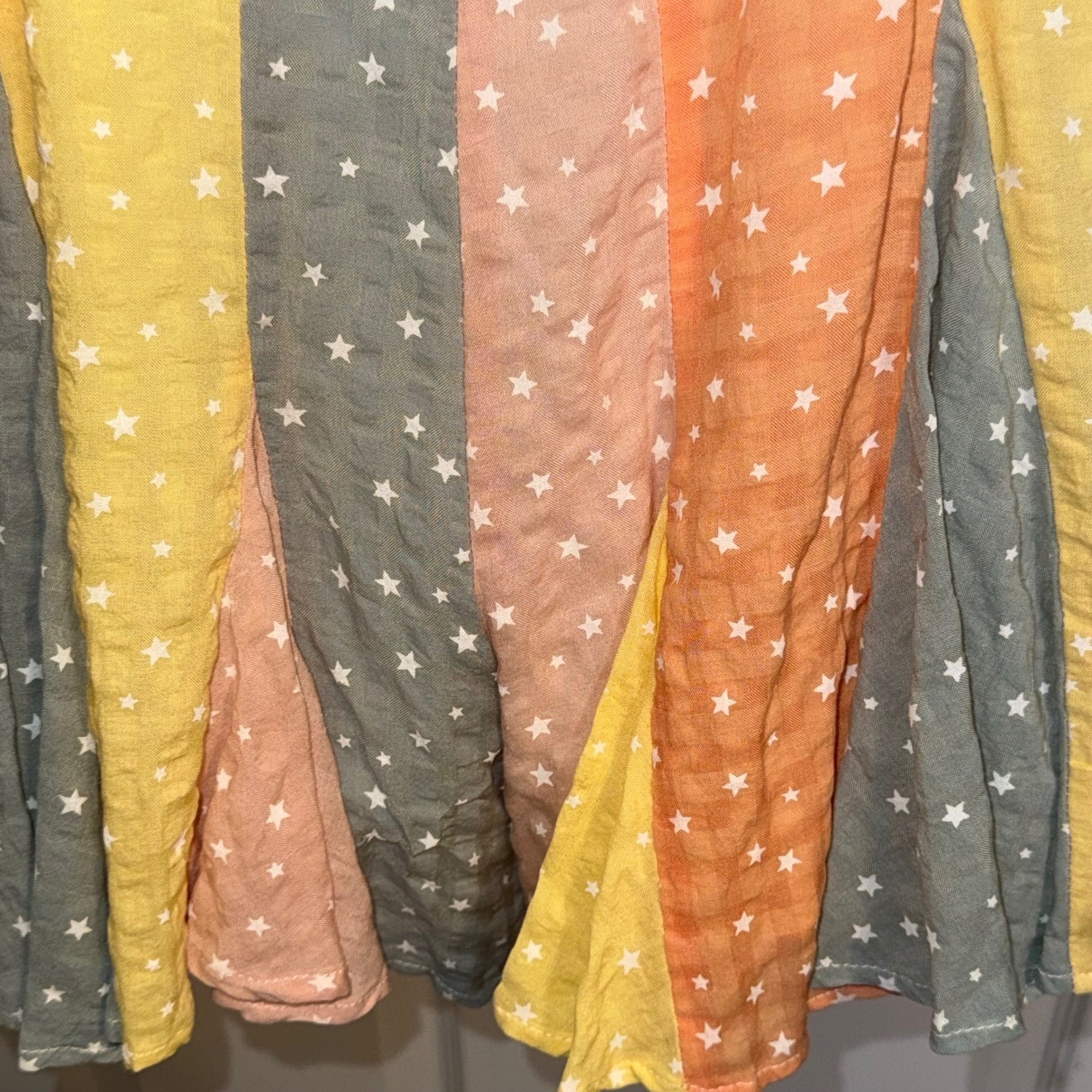 STORIA Star Patchwork Print Lined Adjustable Stra… - image 5