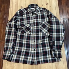 Summit UK Flannel Heavy Jacket Plaid Snap But...