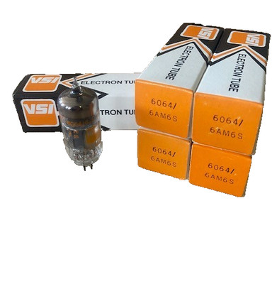NEU 5 Stück VSI Röhre NOS Radioröhre 6064 / 6AM6S Electron Tube