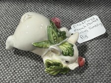 Fitz & Floyd French Market Pig Tumbling Pig