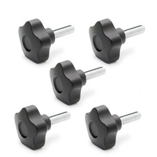 Sterngriffschraube GN 5337.2-40-M8-20, 5 St&uuml;ck, Kunststoff, Griff 40mm, M8x20