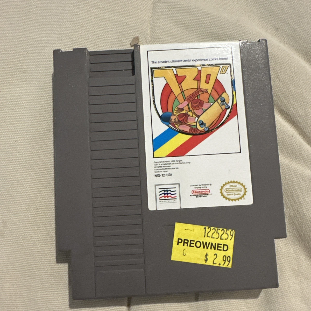 Nintendo NES Video Games 720 Degrees for sale | eBay