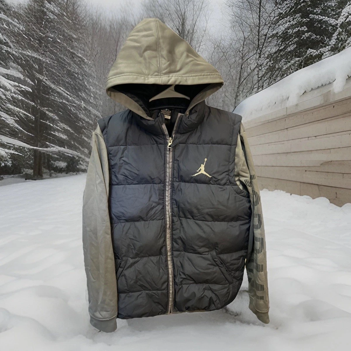 新品NIKE JORDAN JUMPMAN AIR PUFFER VEST2XL Air Jordan Jumpman Puffer Vest Asia Sizing 'Black' CN4268-015