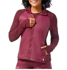 Smartwool Double Propulsion 60 Pullover Merino Wool Insulated Jacket Womens Sz M