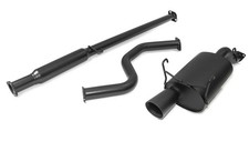 Yonaka 96-00 Honda Civic EK 3DR Hatch Catback Exhaust CX/DX Black Powder Coated 