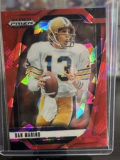 Panini 2025 Prizm Draft Picks Dan Marino #192 Red Ice Prizm Pitt Panthers