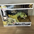 Funko POP Television Game of Thrones Jon Snow riding Rhaegal #67 DAMAGED BOX