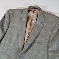 Lauren Ralph Lauren Blazer Men's 44L Glen Check Plaid Wool Sport Coat Academia