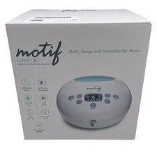 Motif Luna Double Electric Breast Pump with LED Light  Quiet Motor, Portable