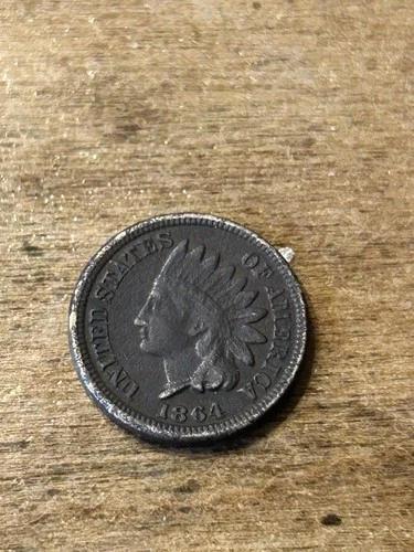 1864 Copper Nickel Indian Cent VF
