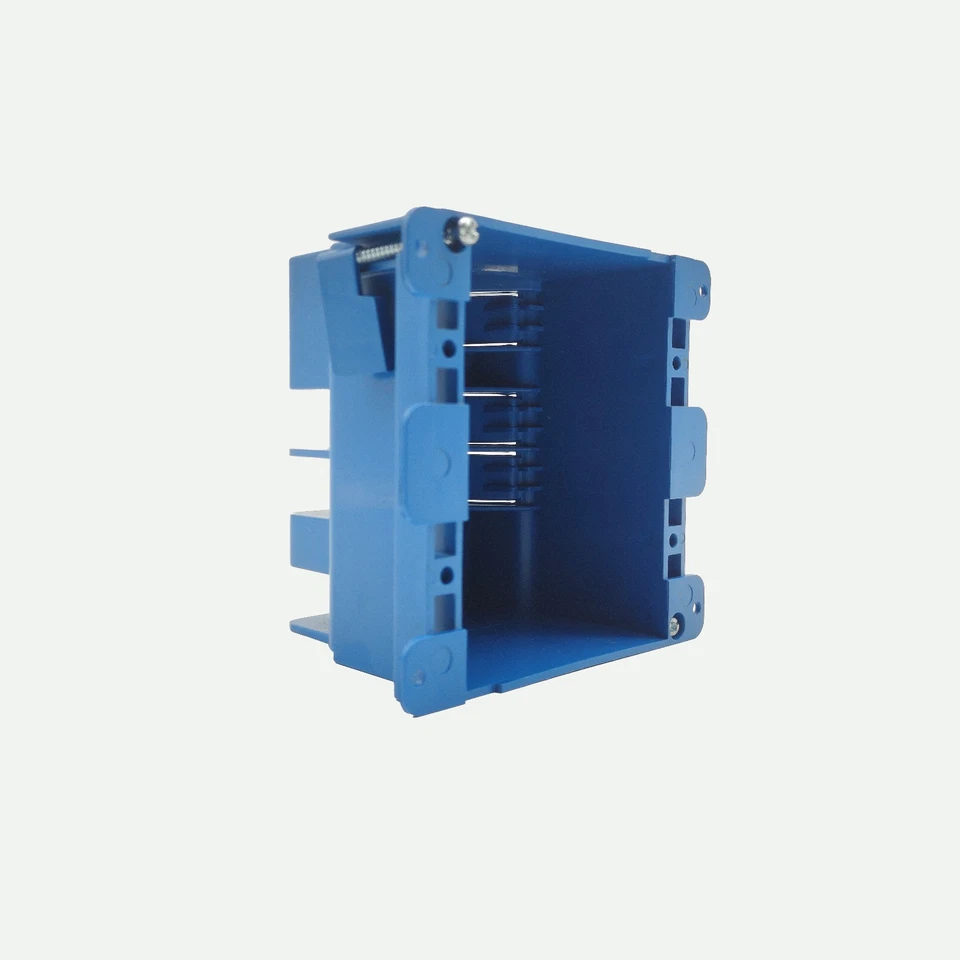 Caja de interruptores de toma de corriente eléctrica de 2 velocidades de trabajo antiguo de 100 piezas 25 pulgadas cúbicas ETL 4,00 X 3,75 X 2,75 Foto 2 de 4