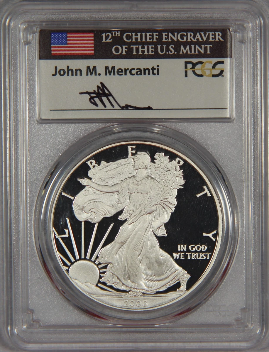 American Eagle PR 70 Graded 2008 Silver Bullion Coins for sale | eBay