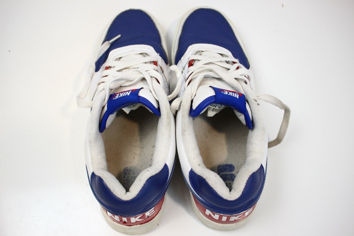 Vintage 2004 308908-161 Nike Delta Force Low White Blue Red Men Size 8 EU 41 Y2K Nike Delta Force 3/4 White Varsity Red (2004) main image 4