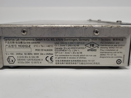 Sartorius TopMix2.Touch TMO2-X, Ex-Link Konverter für EX Zone 1 Teile - ohne Bild - Bild 21 von 24