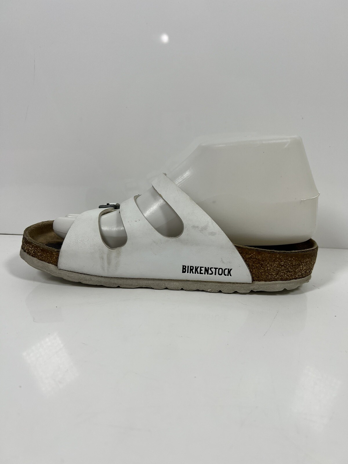 Birkenstock Florida Sandal Three Strap White Sandals Size 37/US