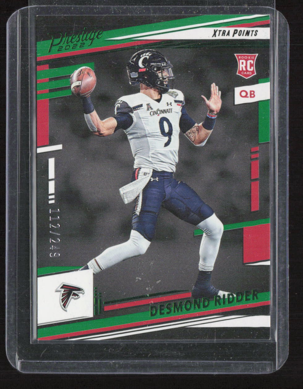 2022 Panini Prestige #304 Desmond Ridder Xtra Points Green /249 RC