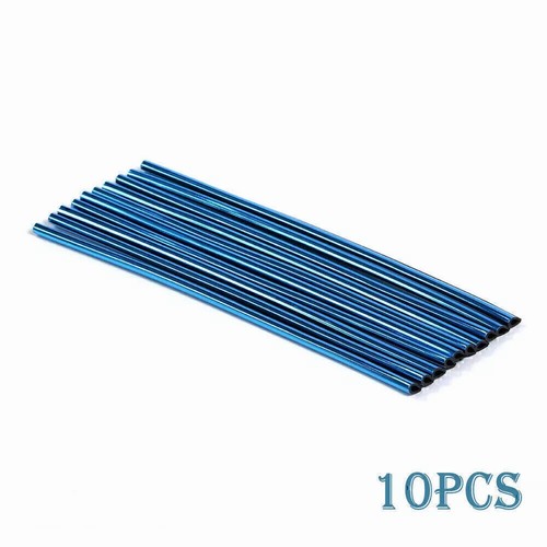 10x Auto Car Air Conditioner Air Outlet Vent Strip Interior Decoration Trim Blue - Picture 16 of 24