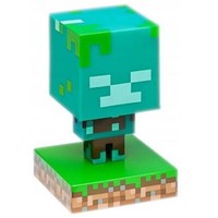 Minecraft Icons Drowned Zombie 3D Desktop Light Lamp Lampe Paladone Products