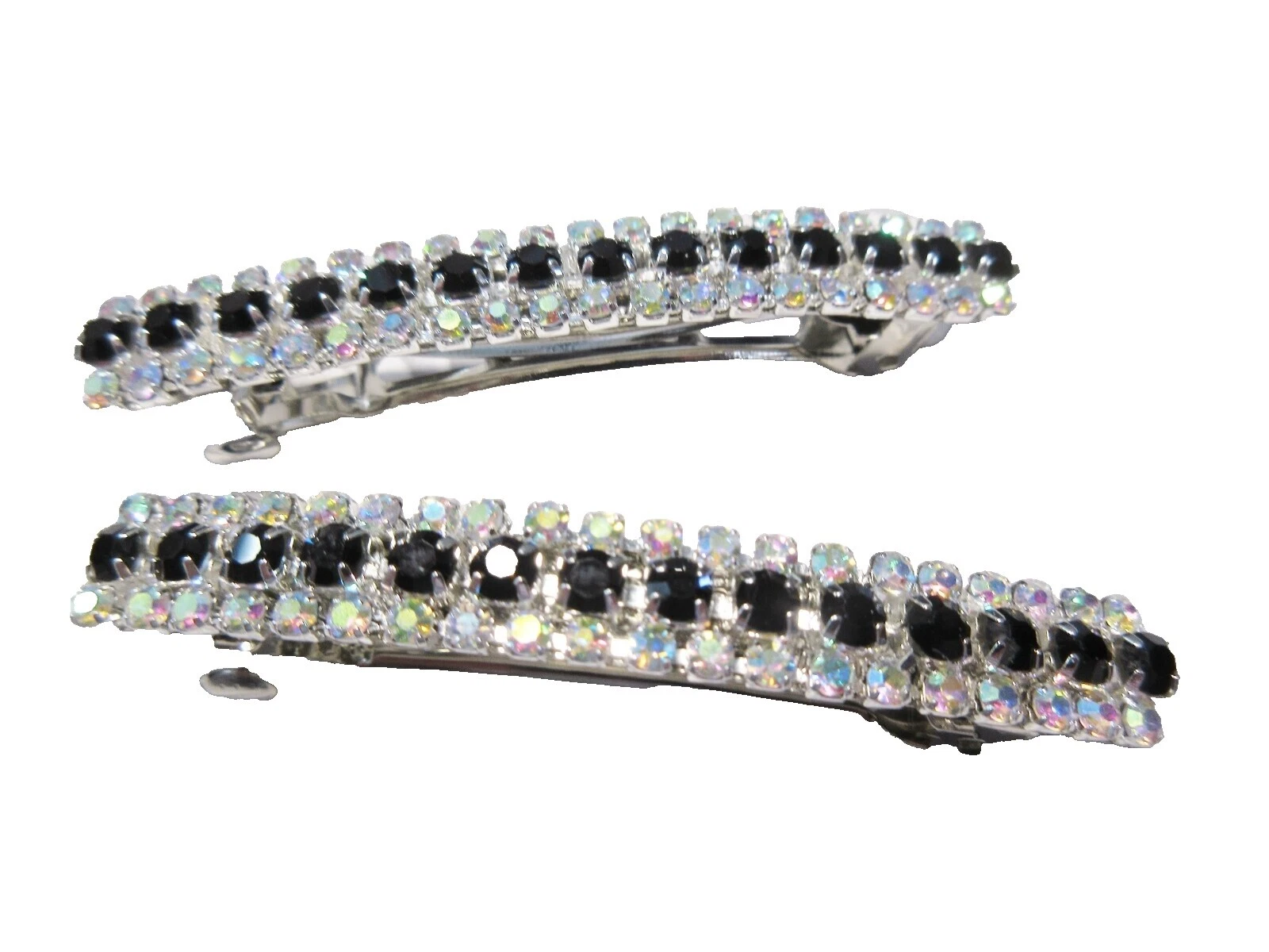 Cabelo de Noiva Preto Presilhas