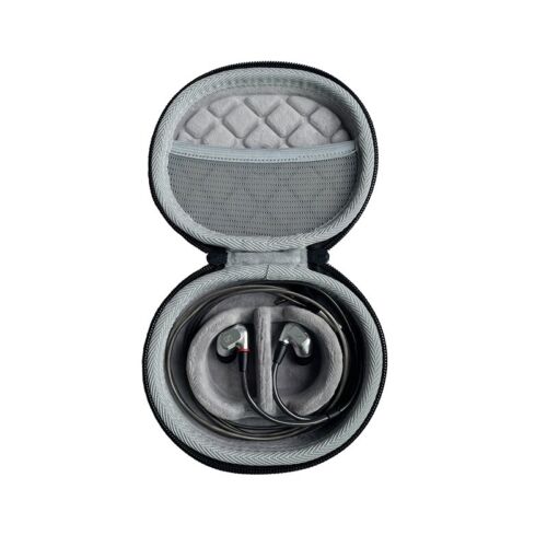 Leather IEM Earphone Storage Box Carry Case For Sennheiser IE300 IE60 IE500S - Picture 2 of 9