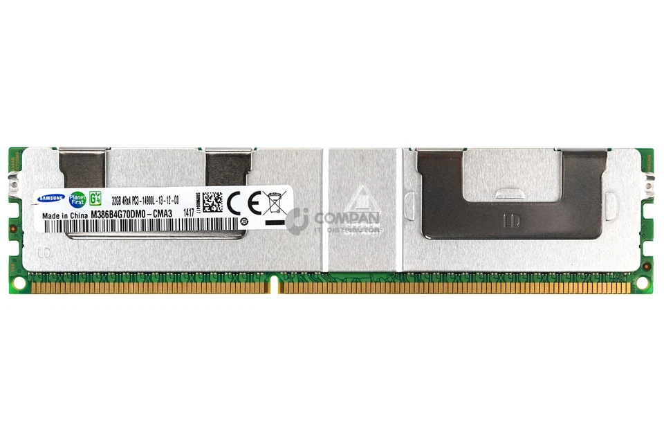 M386B4G70DM0-CMA3 SAMSUNG DDR3 32GB 4RX4 PC3-14900 1866MHZ LRDIMM - Image 2 of 4