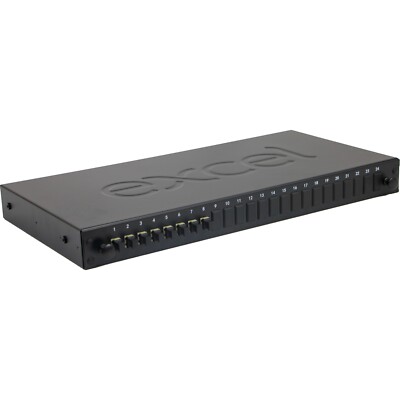 Excel 200 - 462 Enbeam 24 Wege Multimode Glasfaser Panel 8 LC Duplex (16 Glasfaser)