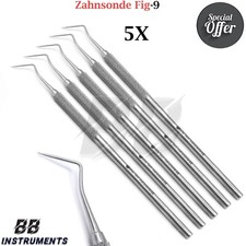 Zahnsonde fig-9 Dental werkzeug Zahnärzte hygienisch Diagnose Zahnreiniger Sonde