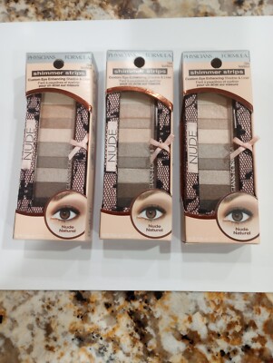 Shimmer Strips Physicians Formula Custom Naked Nude Lot Of 3