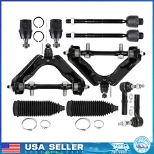 10pc Front Upper Control Arm Ball Joint Tie Rod For 2000-2003 Dakota Durango 4WD