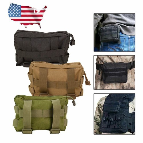 Tactical Molle Pouch EDC Belt Waist Pack Bag Utility Multi-purpose Phone Pouch