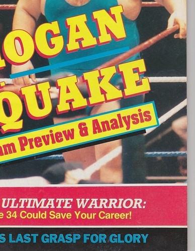 The Wrestler October 1990 Magazine Summerslam Hulk Hogan Earthquake Tommy Rich - Picture 6 of 10