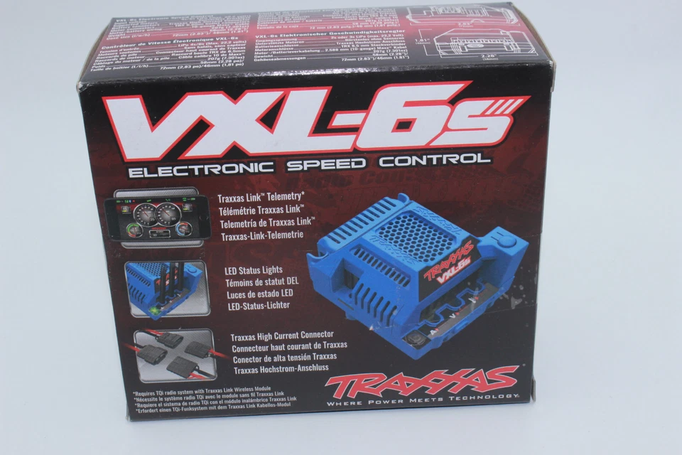 Traxxas TRX 3485 T Velineon VXL-6s Brushless Regler SLEDGE Fahrregler NEU - Bild 3 von 3