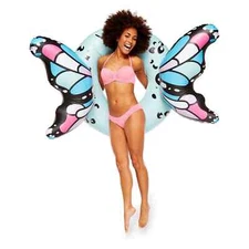Giant Inflatable Pool Float Butterfly Swim Raft 4'