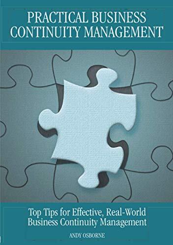 Practical Business Continuity Management: Top Tips for Effective
