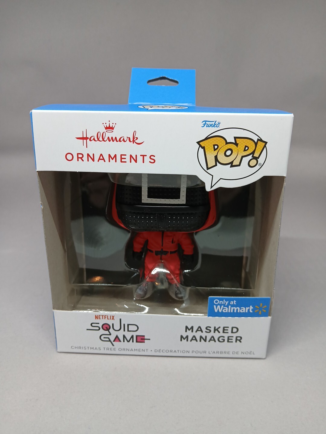 Hallmark Squid Game Masked Manager Funko POP 2024 Christmas Ornament
