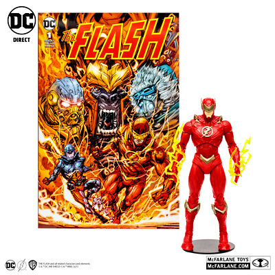 McFarlane Toys DC Page Punchers The Flash 7'' mit Comic 15906 Neu & Versiegelt