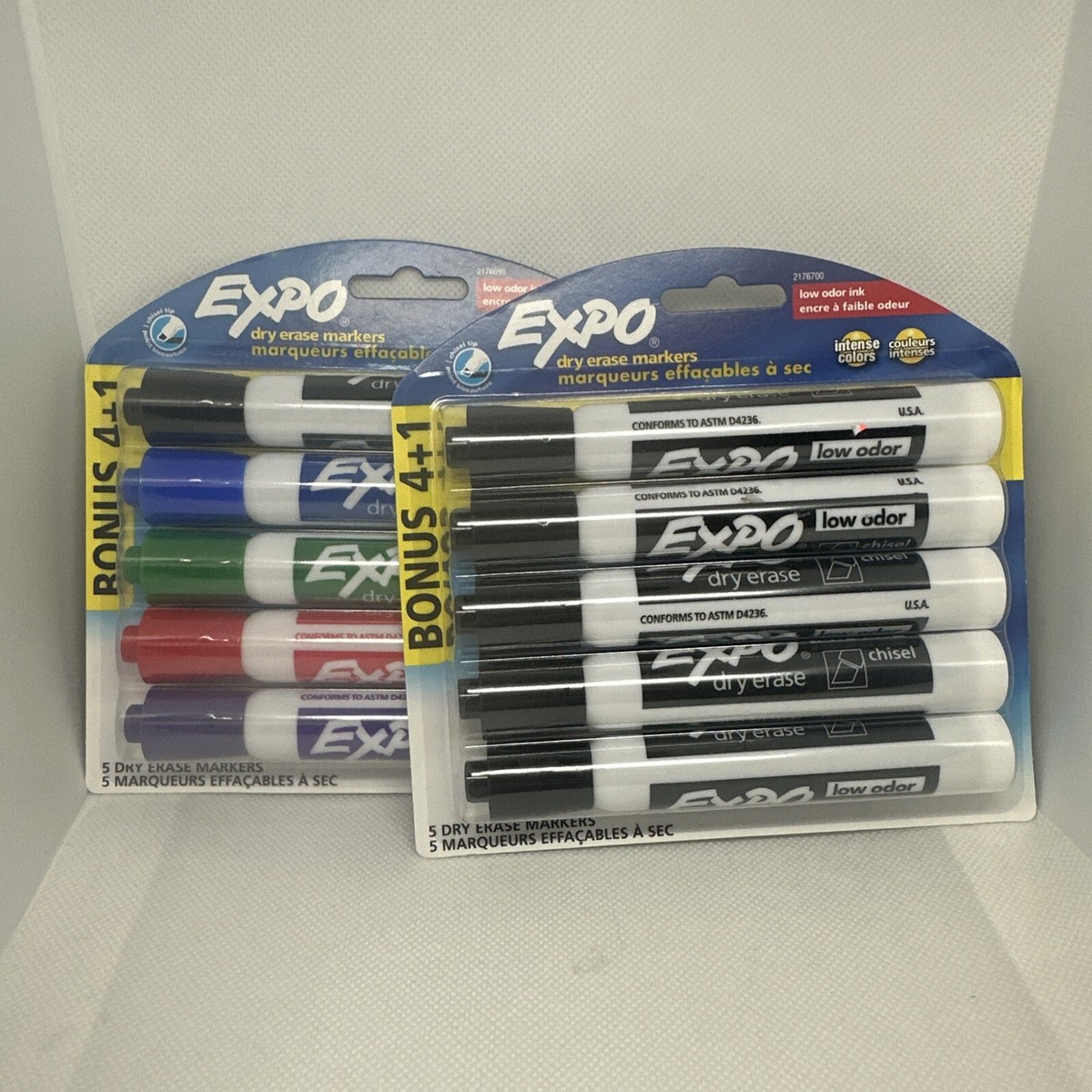 WOSWEL 144-Pack Black Dry Erase Markers - Fine Point, Low Odor, For Whiteboards & Non-Porous Surfaces