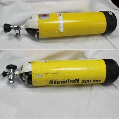 Feuerwehr Atemluftflasche 7L   Pressluftflasche 200 bar, 1400L