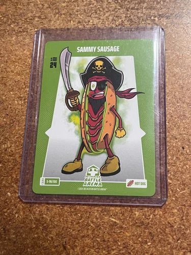 2024 Bo Jackson Battle Arena Hot Dog # S-96/100 Sammy Sausage 24 NSCC Exclusive