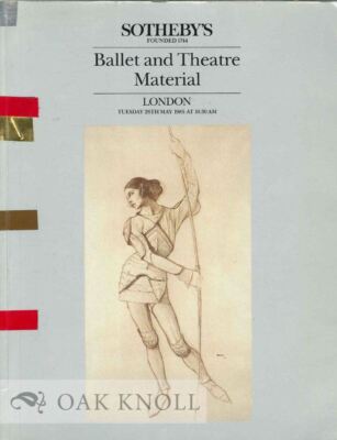Ballet and Theatre Material [Paperback] Sotheby & Co