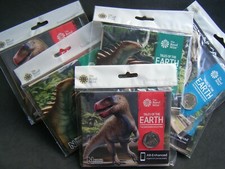2020 2021 The Tales of Earth Dinosaur Collection 50p Fifty Pence Coin Packs