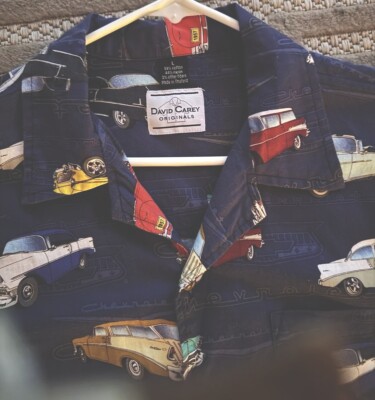 David Carey Original Men s Shirt Size L Button Up Shirt