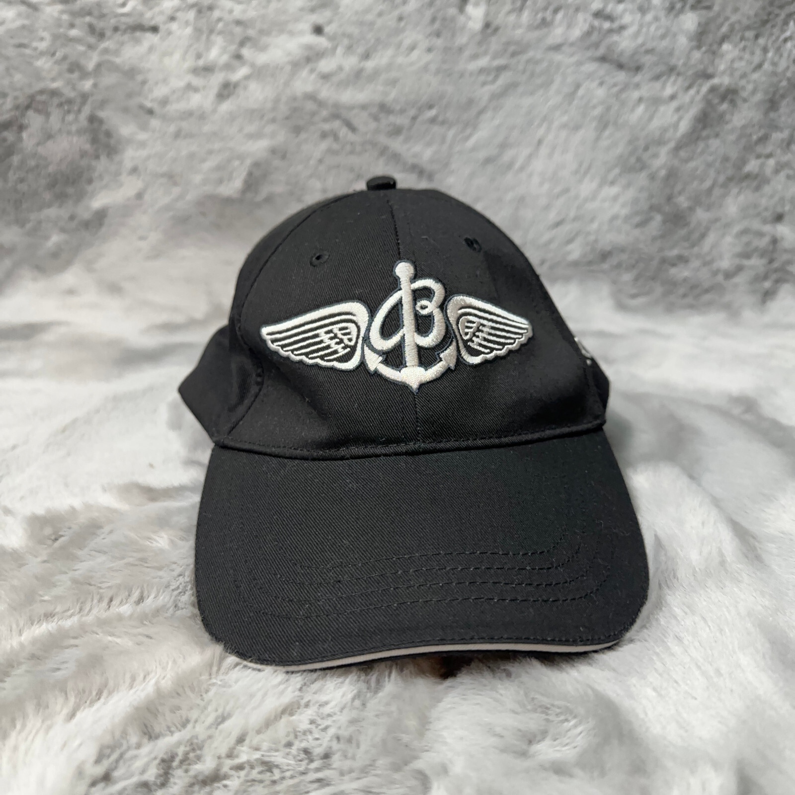 Breitling Hat Black Strapback Adjustable Embroide… - image 2